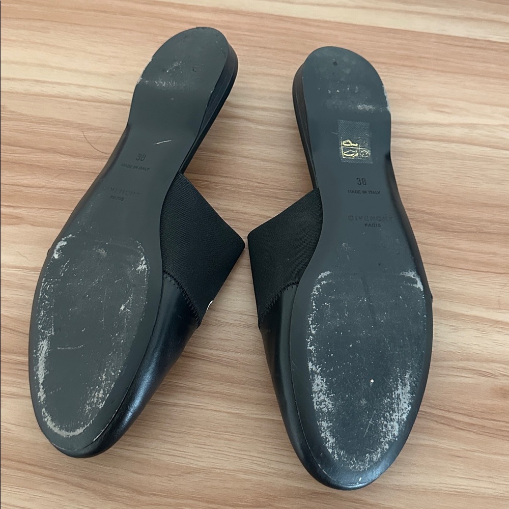 Givenchy Black Logo Slides - Picture 3 of 6